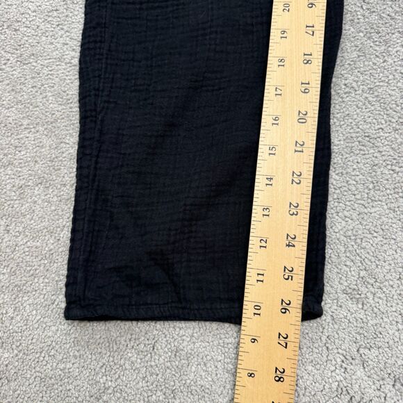 Wilfred Free Aritzia Organic Cotton Wide Leg Palazzo Pants Womens Small Black - Picture 10 of 15